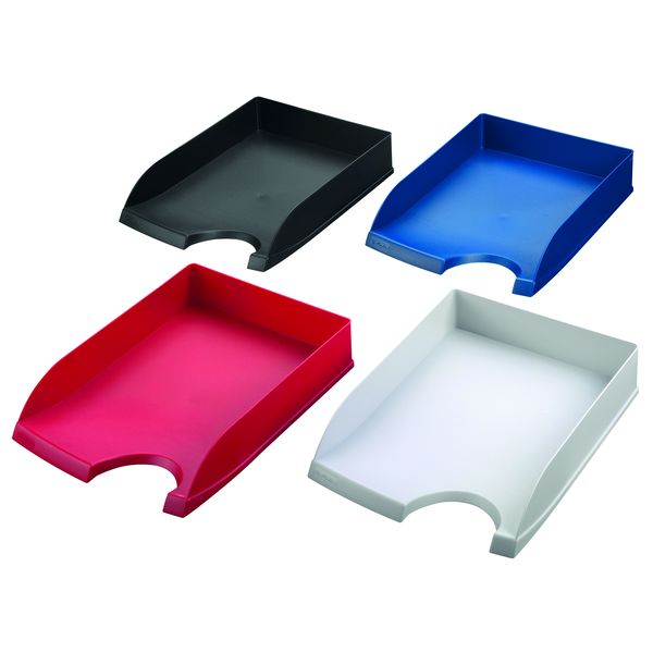 Listova zasuvka obla siva Herlitz