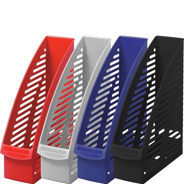 Stojan na casopisy plast sivy Herlitz