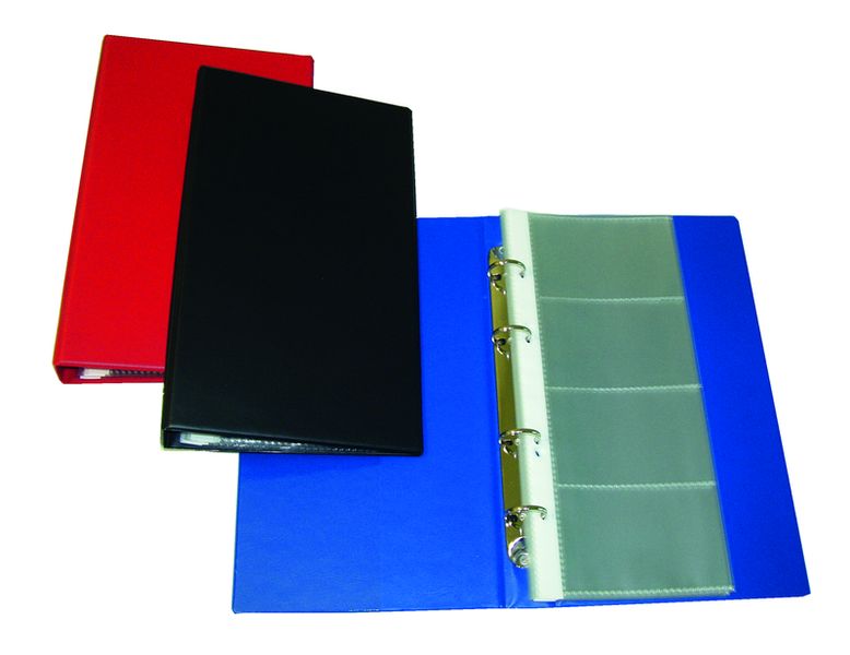 Vizitkar A5 s kruzkovou mechanikou 4-radovy s Naplnou