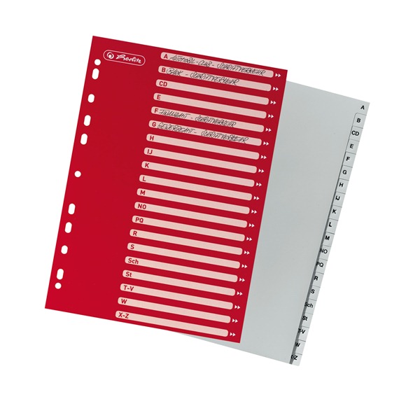 Rozradovac A4 A-Z plastovy sivy