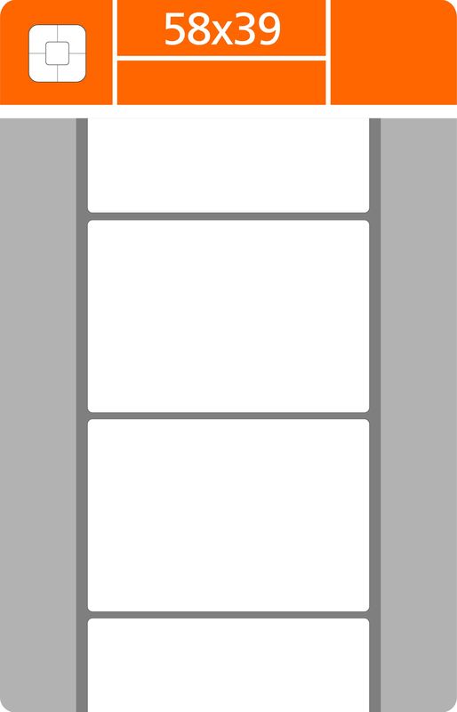 Termo etikety 58,00x39,00   1000e
