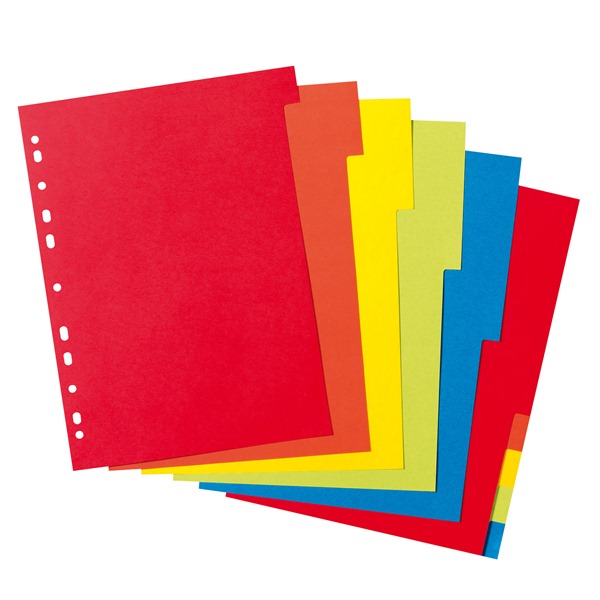 ROZRADOVAC A4 10-DIELNY KARTONOVY FAREBNY