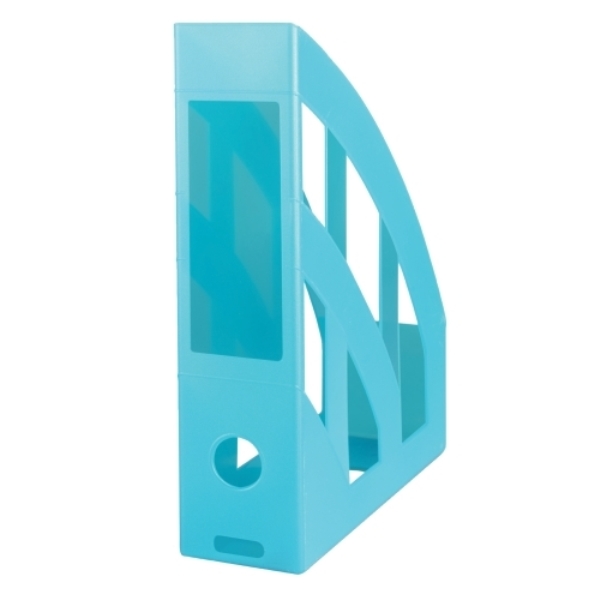 STOJAN NA CASOPISY PLASTOVY CLASSIC TYRKYSOVY