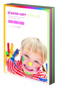 FAREBNY PAPIER COULOUR MASTERRECYKLED MIX 10 FARIEB SYTE /100 listov/HO