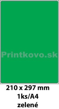 PRINT ETIKETY ZELENE 210x297 