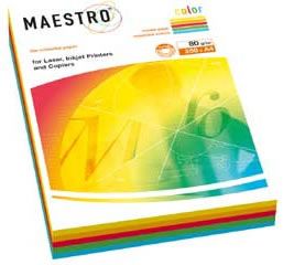 FAREBNY PAPIER MAESTRO COLOR MIX 5 FARIEB INTENZIV /250 listov/