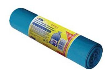 VRECIA LDPE 120l STAHOVACIE (10ks/rol.) 110x70cm MODRE 35my